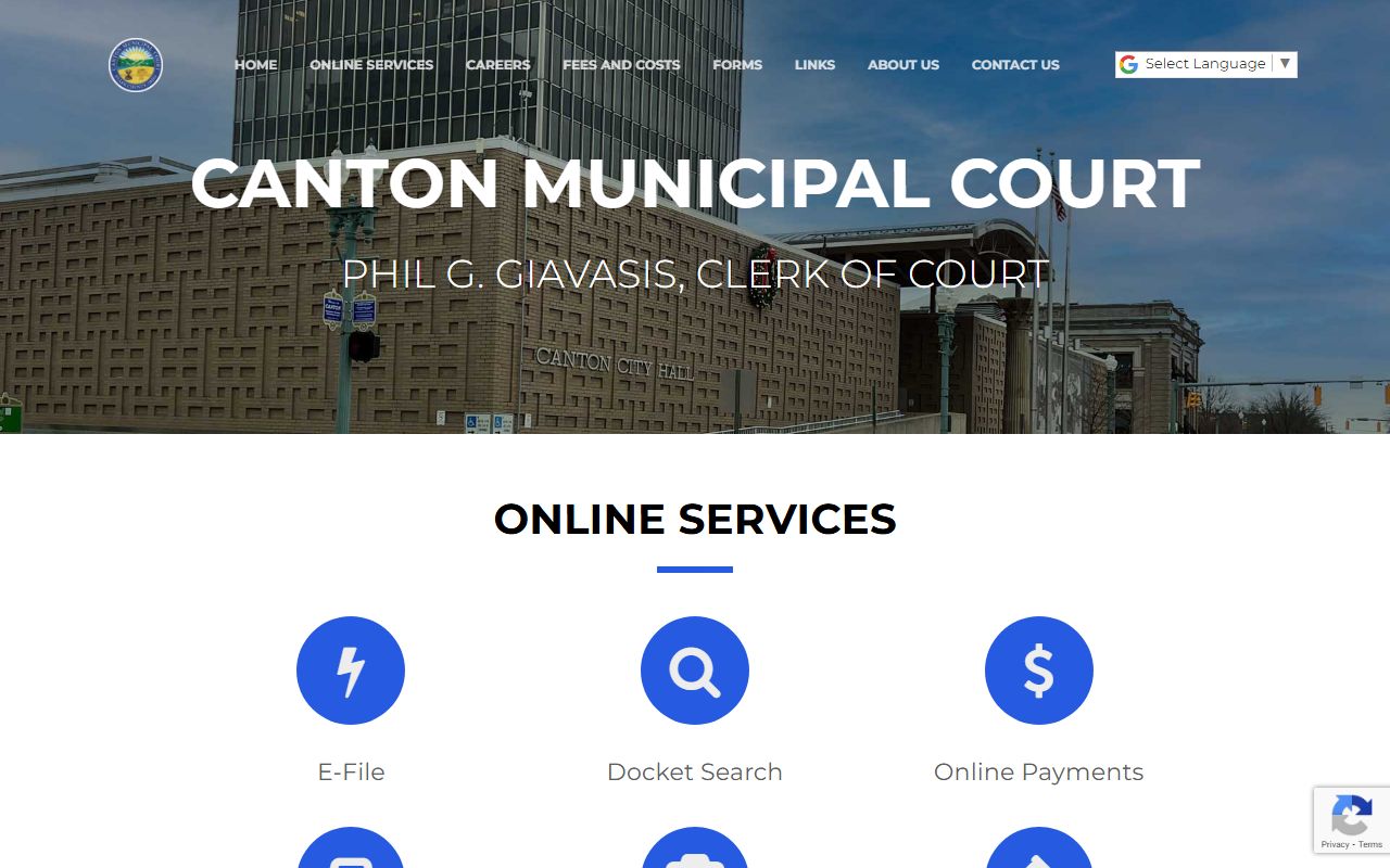 Municipal Court Canton bankruptcy records