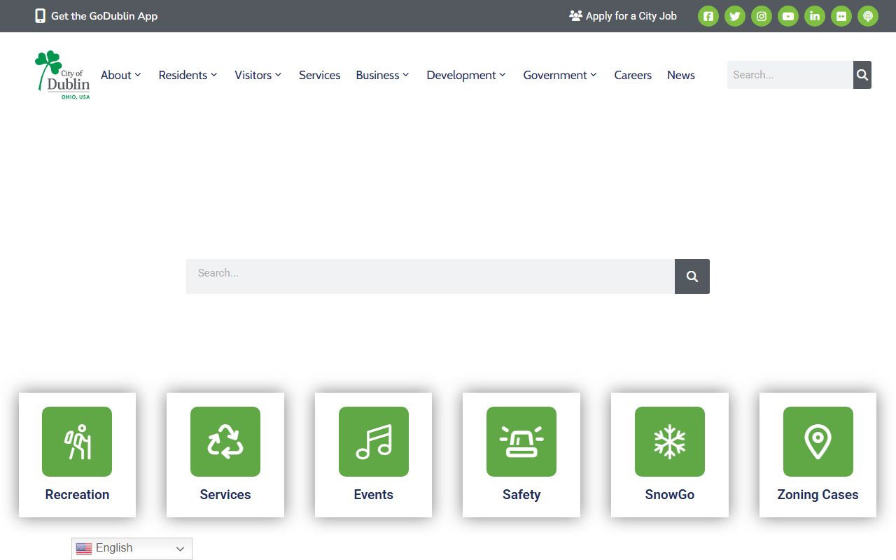 City of Dublin website for Dublin bankruptcy records