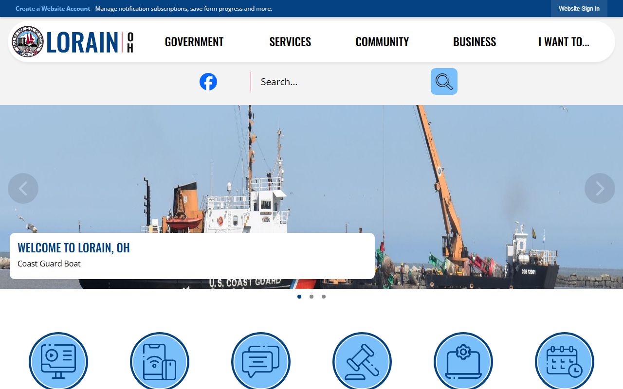 City website Lorain bankruptcy records