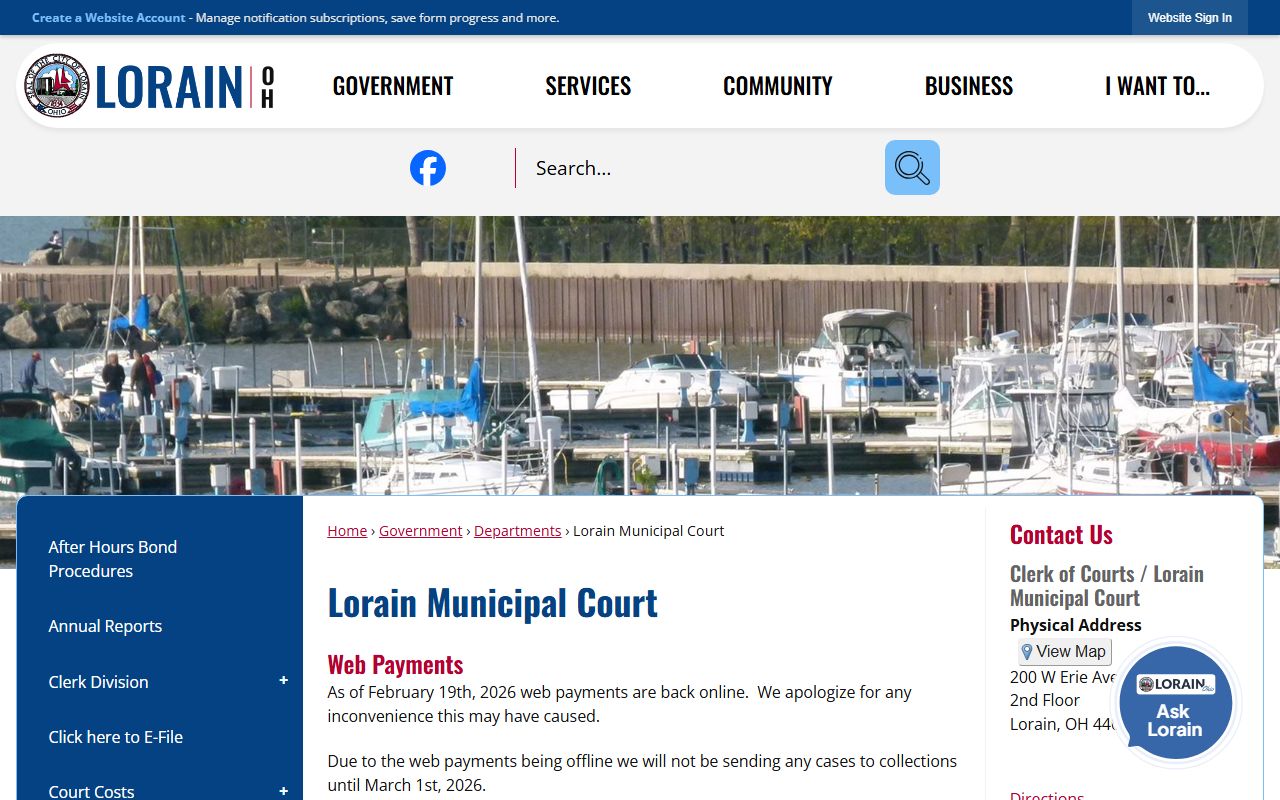 Municipal Court Lorain bankruptcy records