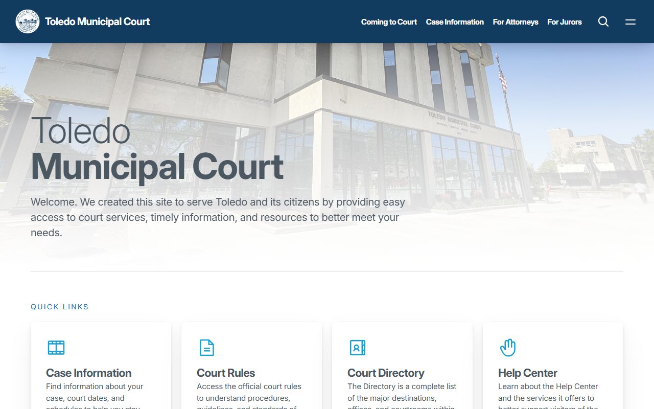 Toledo Municipal Court for Toledo bankruptcy records research