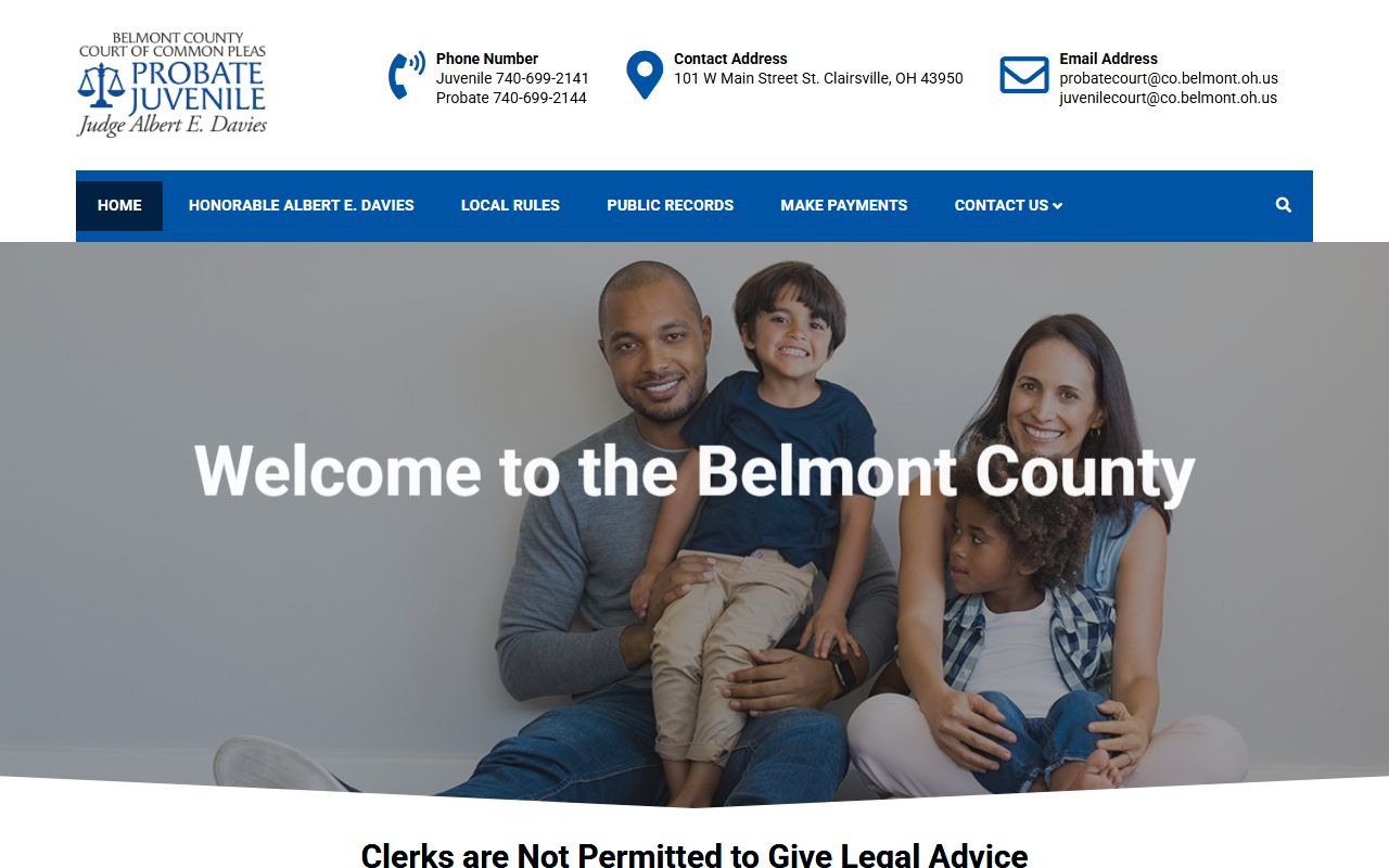 Belmont County Probate Juvenile Courts for Belmont County bankruptcy records