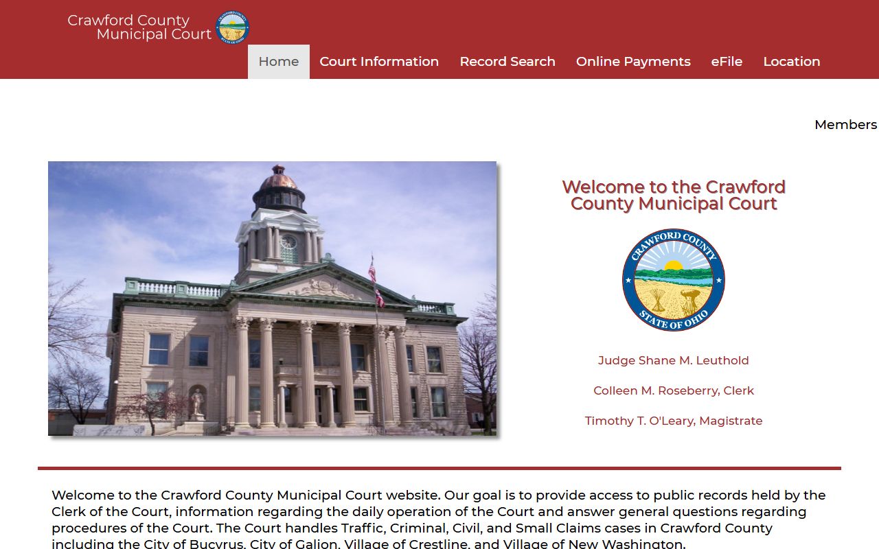 Municipal Court Crawford County bankruptcy records