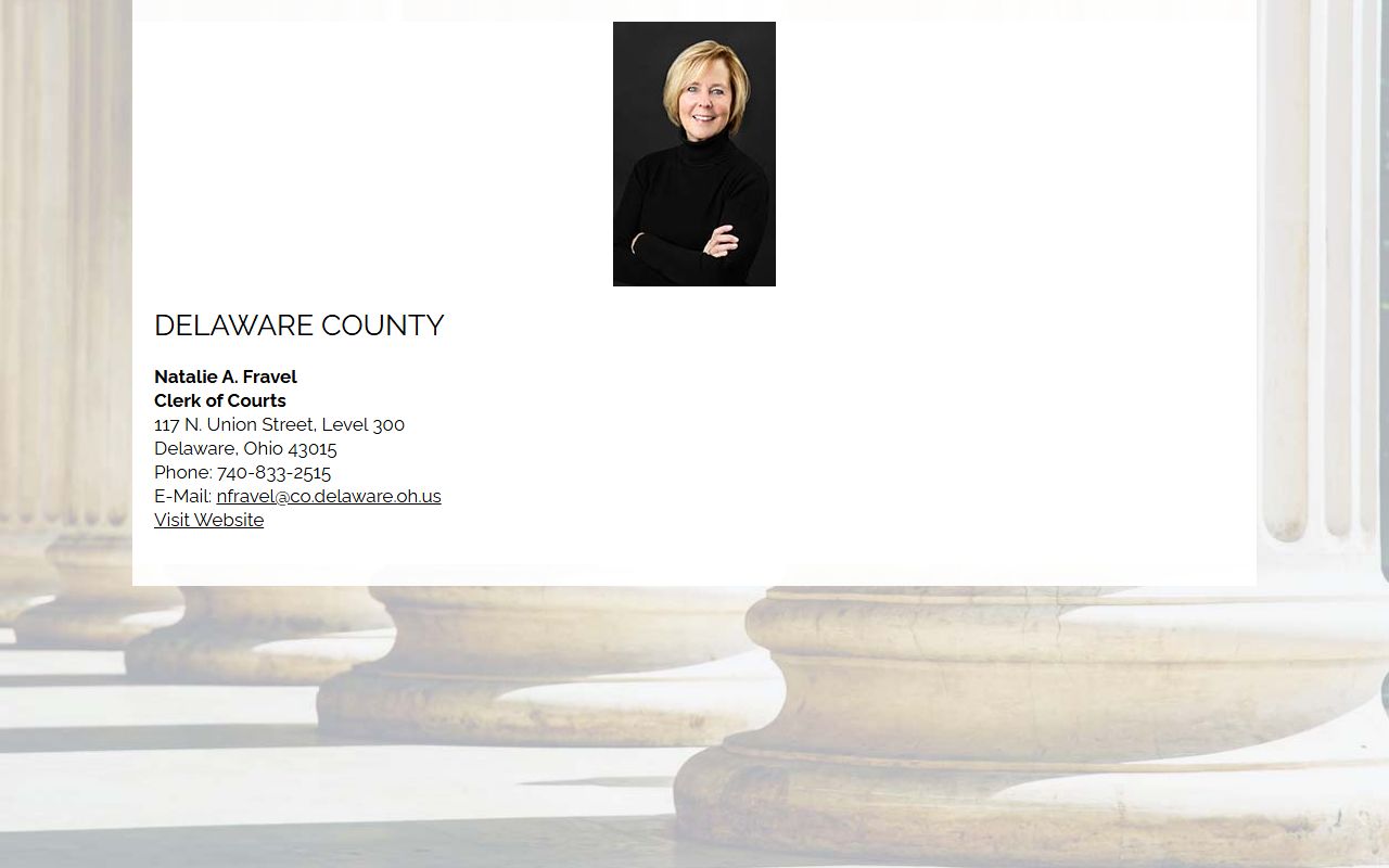Delaware County Clerk information for Delaware County bankruptcy records