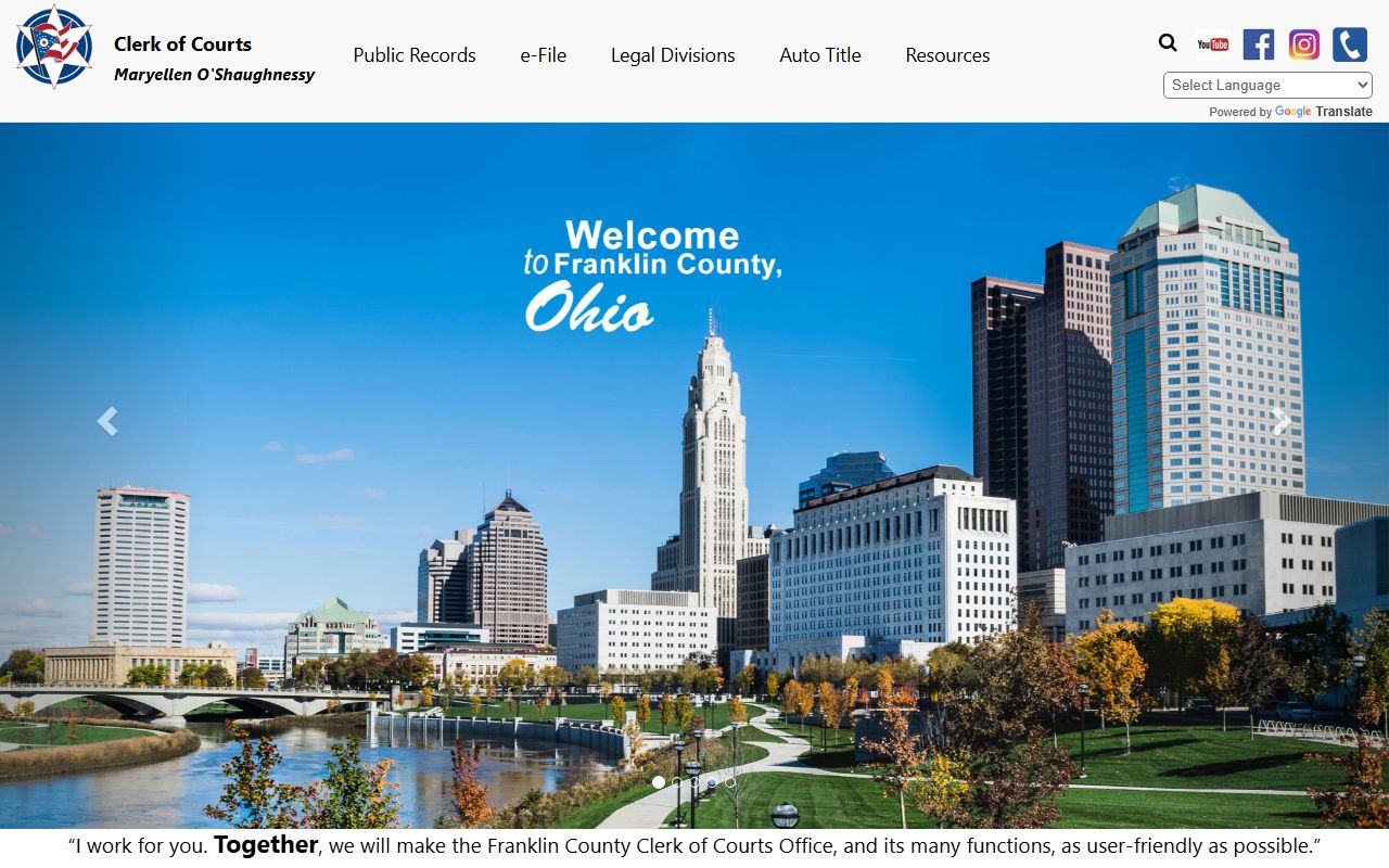 Clerk of Courts Franklin County bankruptcy records