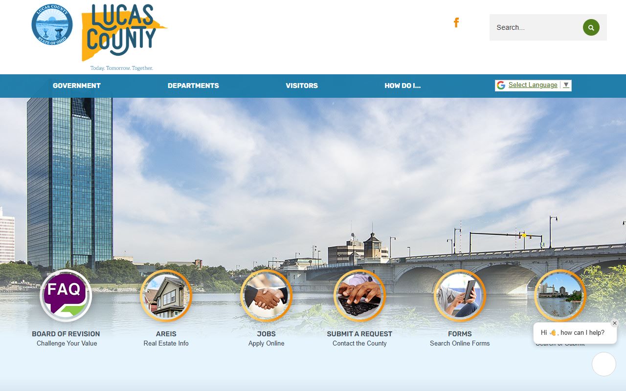 County website Lucas County bankruptcy records