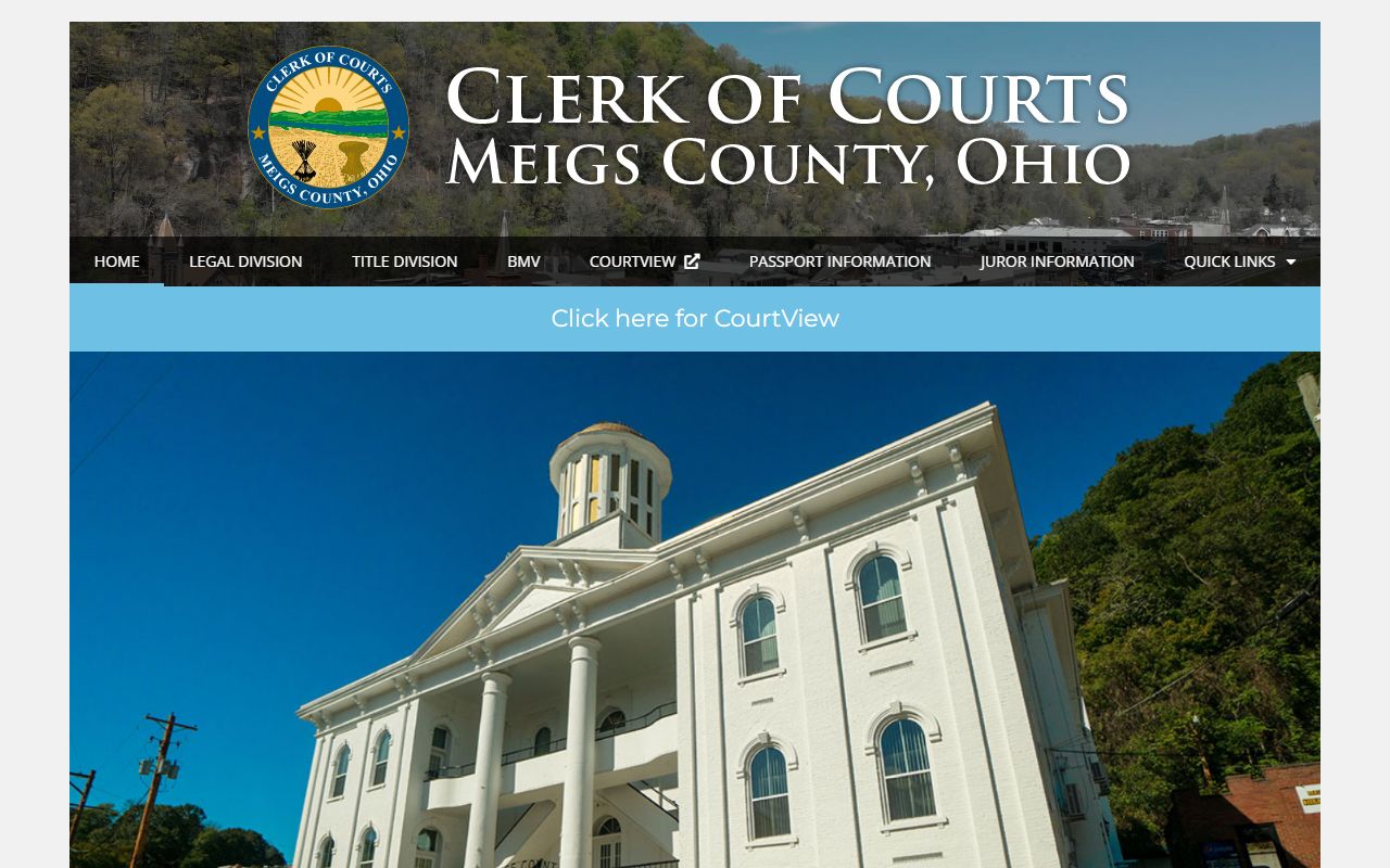 Meigs County Clerk of Courts page for Meigs County bankruptcy records