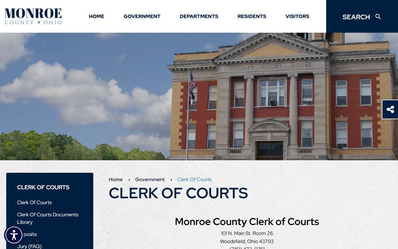 Clerk of Courts Monroe County bankruptcy records