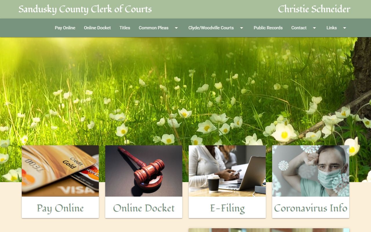Clerk of Courts Sandusky County bankruptcy records
