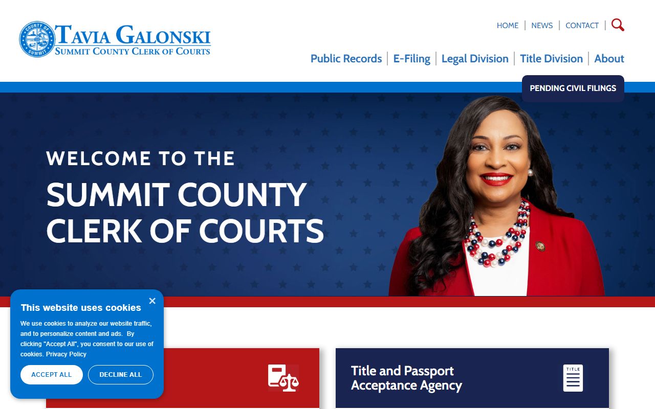 Clerk of Courts Summit County bankruptcy records