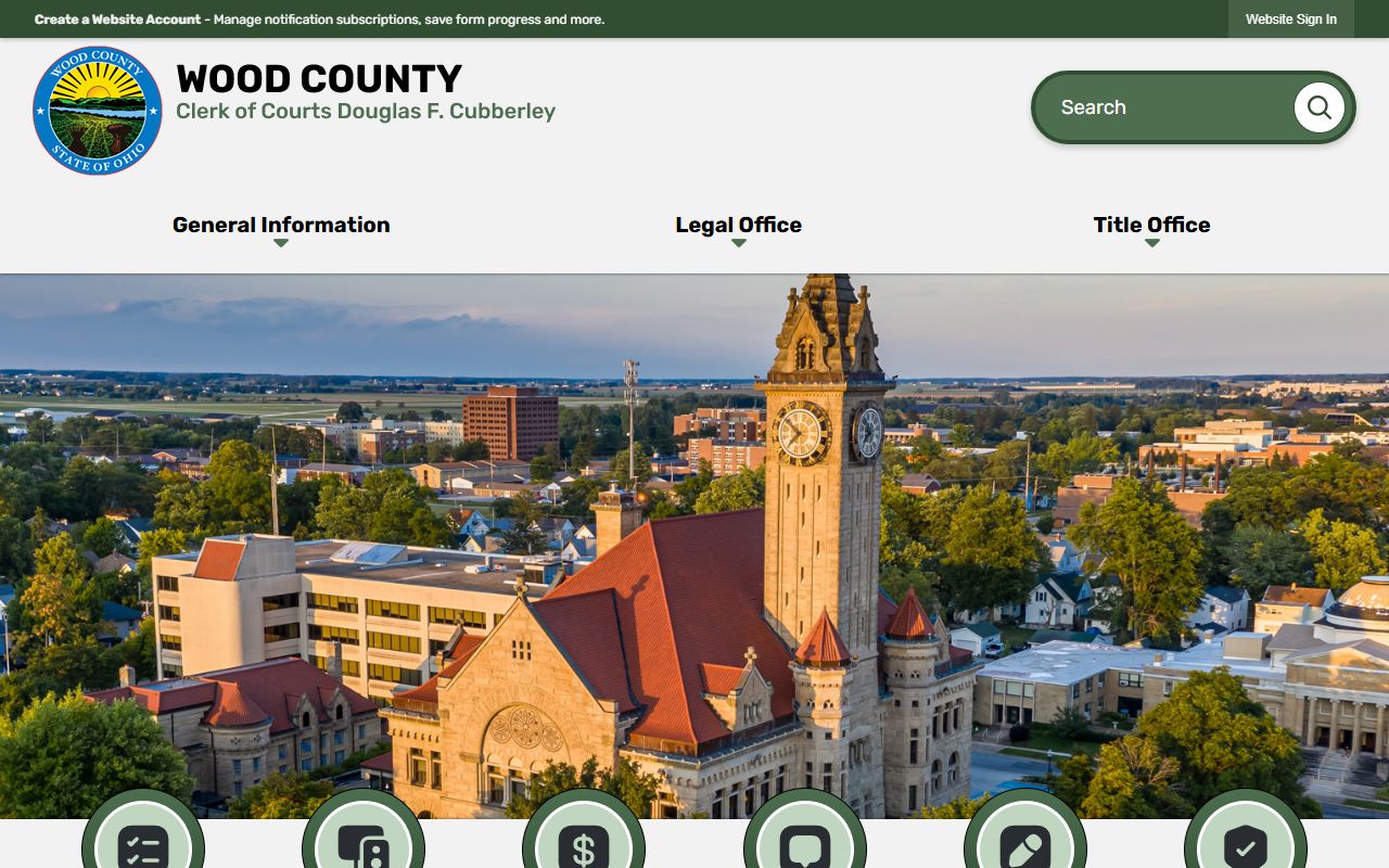 Clerk of Courts Wood County bankruptcy records